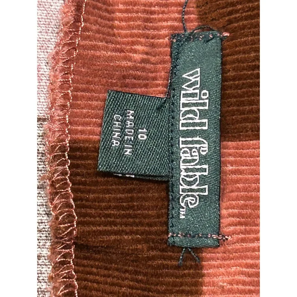 wild fable corduroy miniskirt